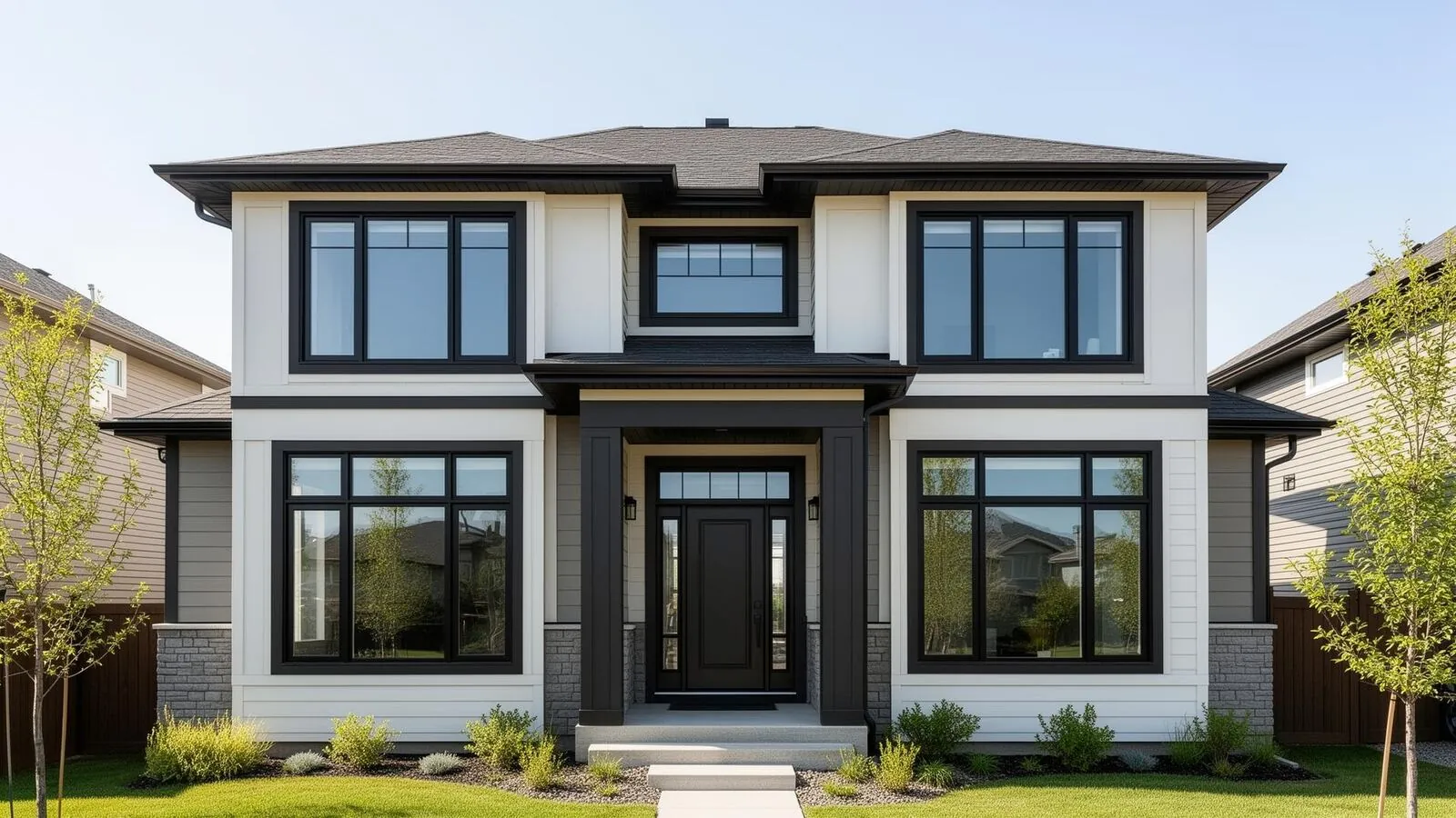 Modern Calgary home exterior